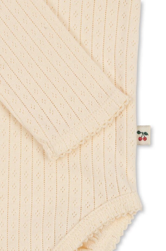 Βαμβακερά φορμάκια για μωρά Konges Sløjd MINNIE BODY GOTS KS102051 μπεζ