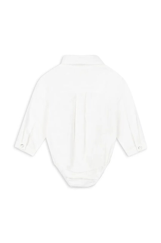 Дитяче бавовняне боді Konges Sløjd ROLF BABY SHIRT GOTS KS102087 білий AW24
