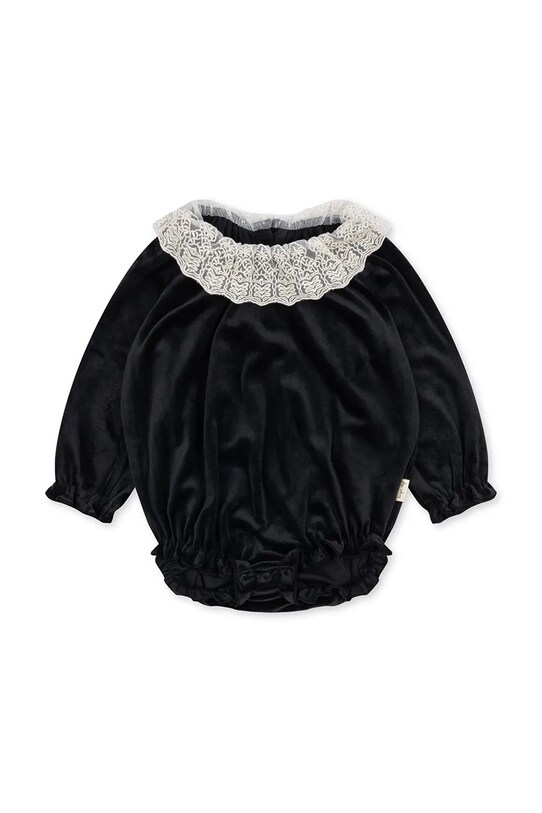 Konges Sløjd body bebe VENOLA ROMPER GRS KS102137 negru AW24