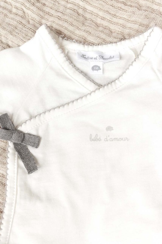 Tartine et Chocolat body bawełniane niemowlęce TZ11060 beżowy