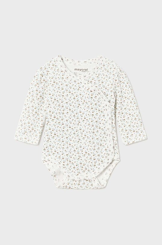 Детское боди из хлопка Mayoral Newborn 2 шт 2775.2D.Newborn.9BYH бежевый AW24