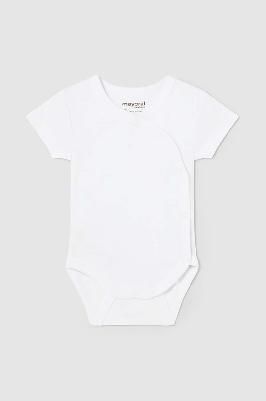 Pamučni bodi za bebe Mayoral Newborn Proizvod za bebe bijela 2787.1A.Newborn.9BYH