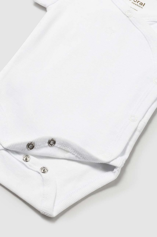 Pamučni bodi za bebe Mayoral Newborn 2787.1A.Newborn.9BYH bijela AW24