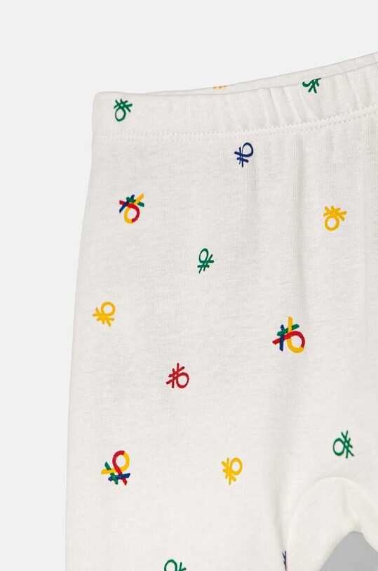 United Colors of Benetton półśpioszki niemowlęce bawełniane 2-pack 3FMG0F008.W.Seasonal