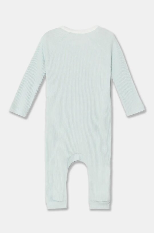 Дитячі бавовняні повзунки United Colors of Benetton 3FMG0T01Z.W.Seasonal блакитний AW24