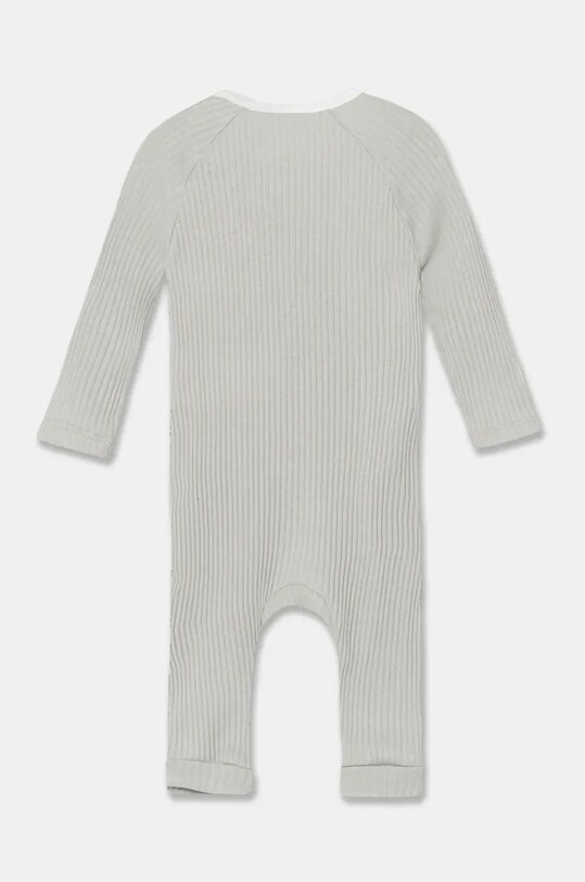 Дитячі бавовняні повзунки United Colors of Benetton 3FMG0T01Z.W.Seasonal сірий AW24