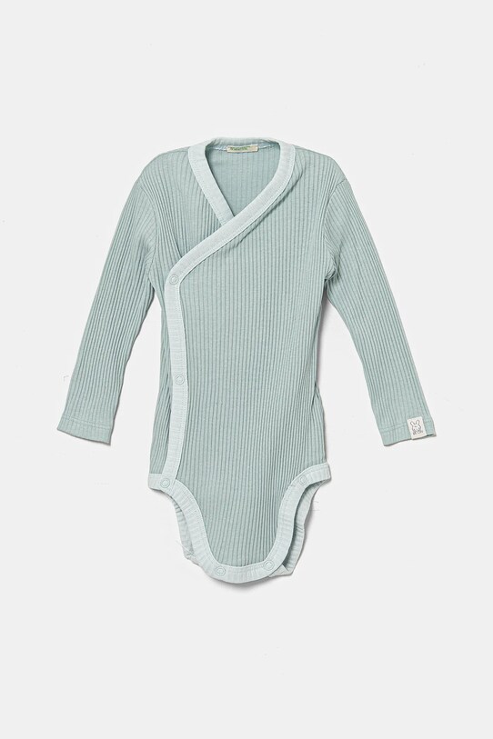 Детское боди из хлопка United Colors of Benetton 2 шт 3FMG0B00Q.W.Seasonal бирюзовый AW24