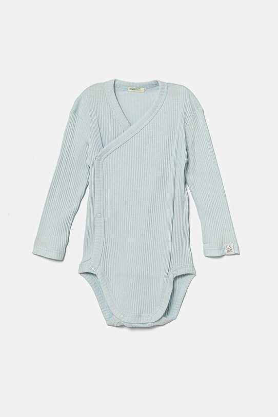 Мальчик Детское боди из хлопка United Colors of Benetton 2 шт 3FMG0B00Q.W.Seasonal бирюзовый