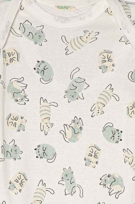 Pamučni bodi za bebe United Colors of Benetton 2-pack 3GI70B00R.W.Seasonal