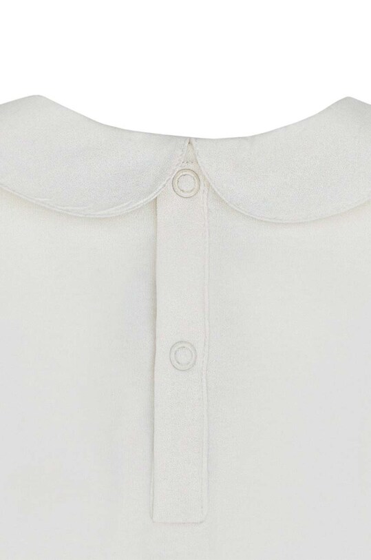 Băieți Donsje body din bumbac pentru bebelusi Davo Bodysuit Bear 3030101. alb