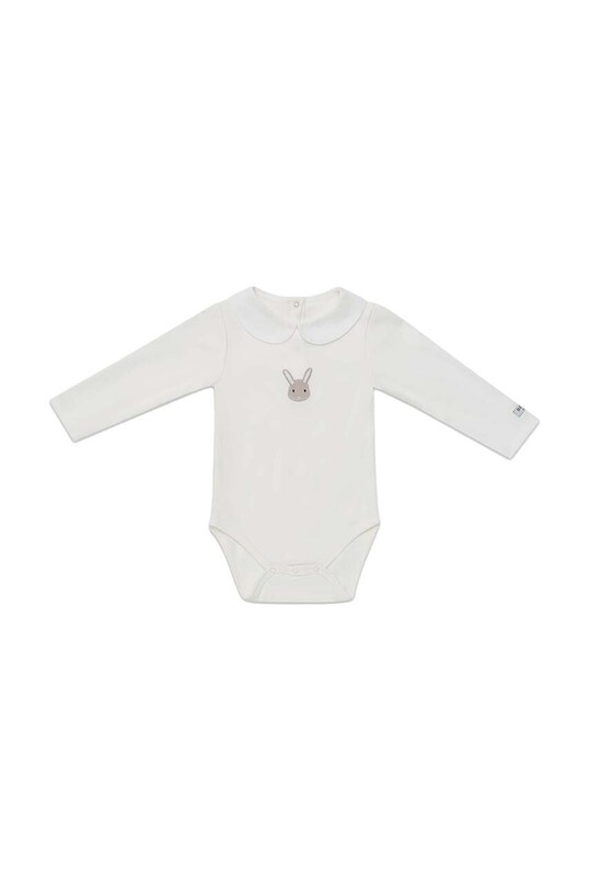 Дитяче бавовняне боді Donsje Davo Bodysuit Bunny 3030102. білий AW24