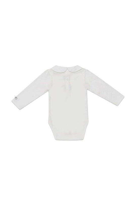 Băieți Donsje body din bumbac pentru bebelusi Davo Bodysuit Bunny 3030102. alb