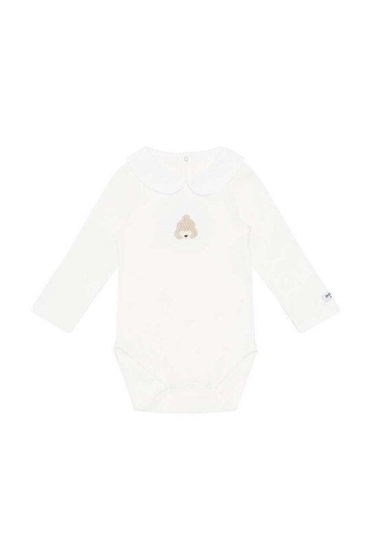 Дитяче бавовняне боді Donsje Davo Bodysuit Poodle 3030106. білий AW24