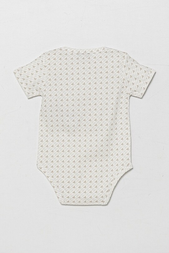 Emporio Armani body din bumbac pentru bebelusi 2-pack bej EY000010.AF10913