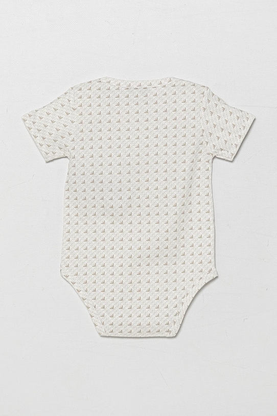 Bavlněné kojenecké body Emporio Armani 2-pack béžová EY000010.AF10913