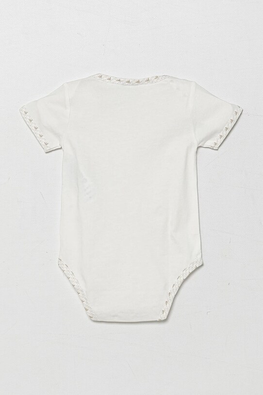 Emporio Armani body din bumbac pentru bebelusi 2-pack EY000010.AF10913 bej