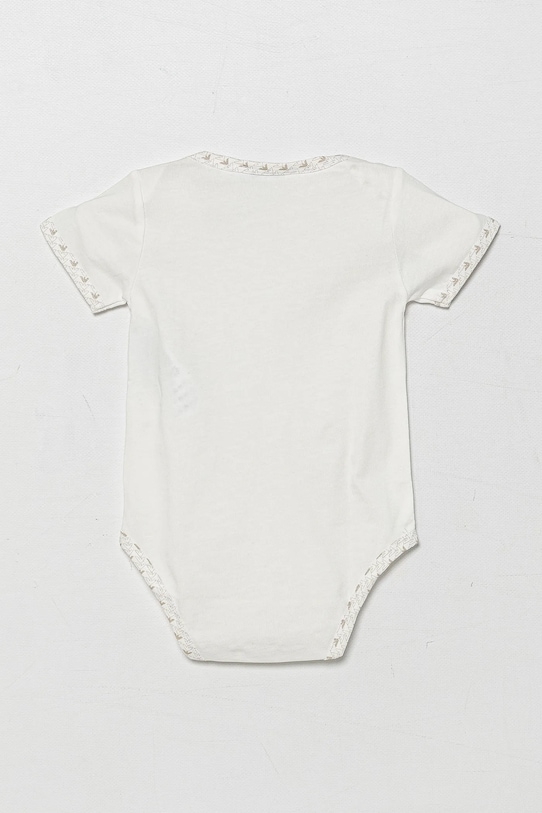 Bavlněné kojenecké body Emporio Armani 2-pack EY000010.AF10913 béžová