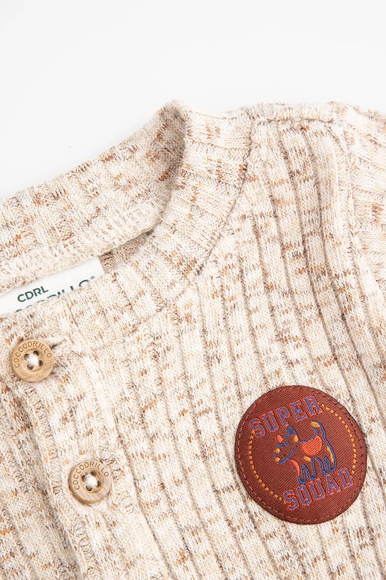 Chłopiec Coccodrillo body niemowlęce ZC4112101BBN beżowy