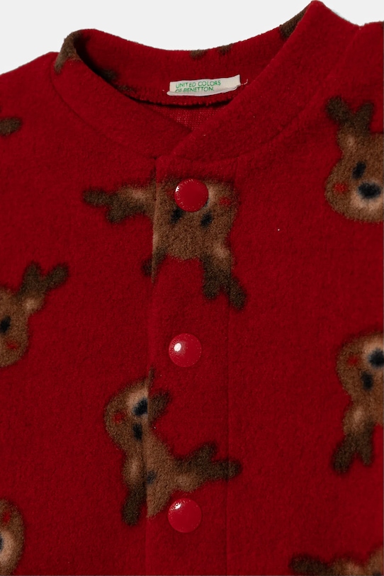 CHLAPEC Kojenecké body United Colors of Benetton 3XGC0T02C.W.Seasonal červená