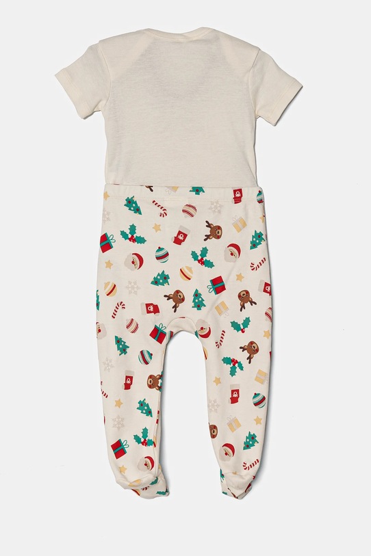 United Colors of Benetton pajacyk beżowy 30BB0K02K.W.Seasonal