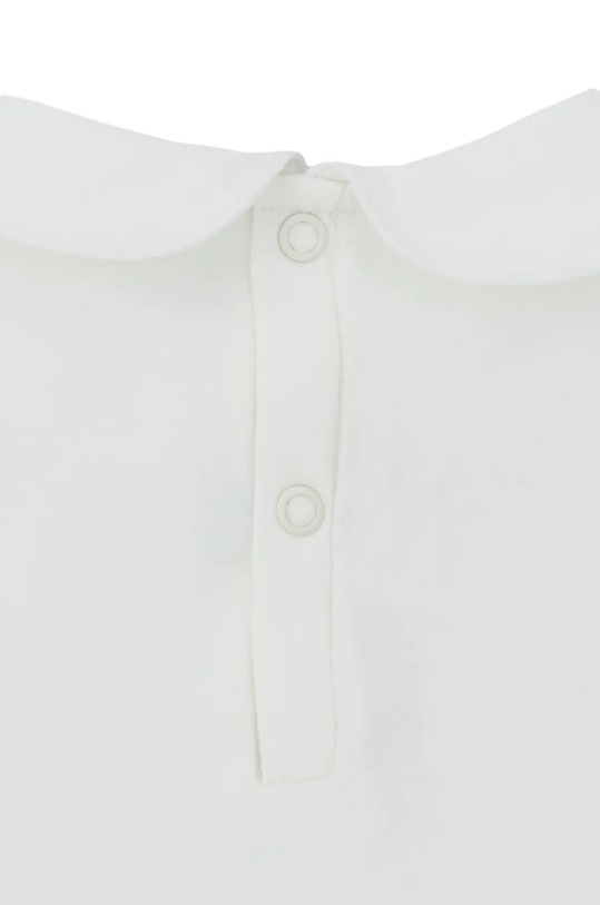 Donsje body bawełniane niemowlęce Kris Bodysuit Gingerbread biały 3034001