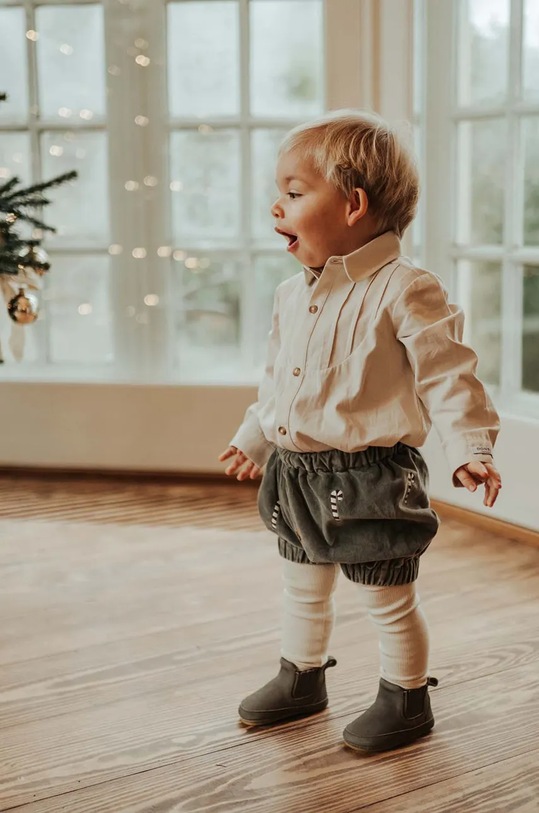 Donsje body bawełniane niemowlęce Pepijn Bodysuit Produkt niemowlęcy beżowy 3034300