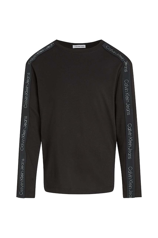 Calvin Klein Jeans longsleeve dziecięcy IB0IB02158.9BYH czarny AW24