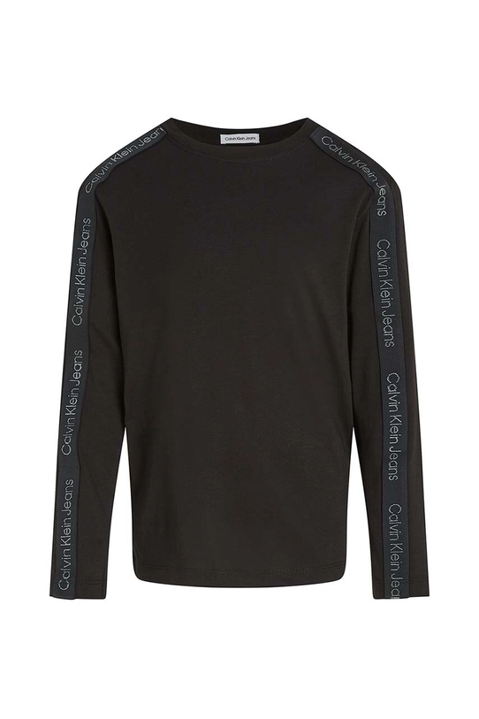 Calvin Klein Jeans longsleeve dziecięcy IB0IB02158.9BYH czarny AW24