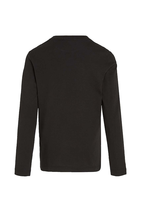 Chłopiec Calvin Klein Jeans longsleeve dziecięcy IB0IB02158.9BYH czarny