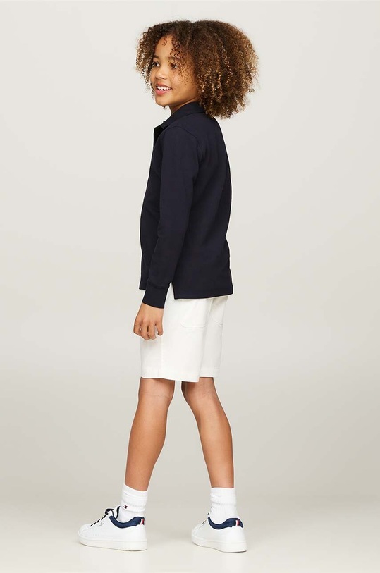 Detské tričko s dlhým rukávom Tommy Hilfiger KB0KB09083.9BYH.128.176 tmavomodrá