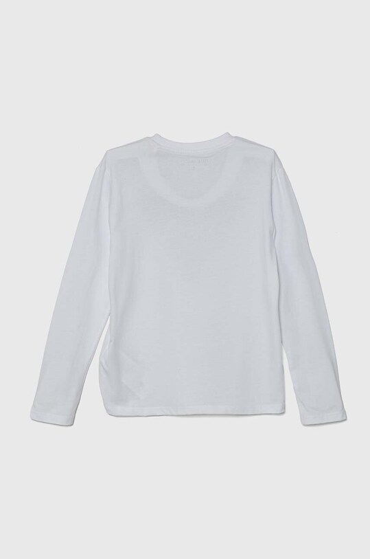 Хлопковый детский лонгслив Guess L4YI07.K8HM4.9BYH белый AW24
