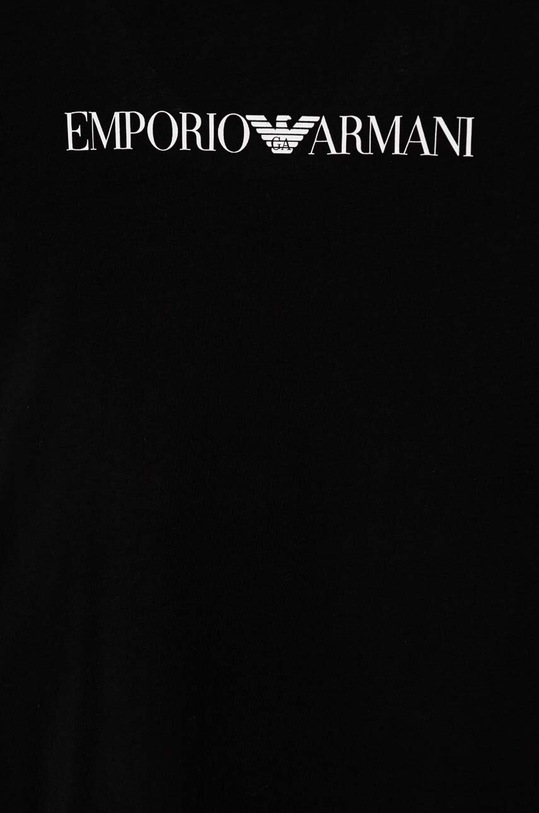 Chłopiec Emporio Armani longsleeve bawełniany dziecięcy 8N4TN6.1JPZZ czarny