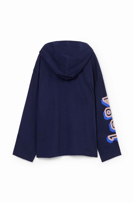 Băieți Desigual longsleeve din bumbac pentru copii MICKEY MOUSE 24WBTK11 negru