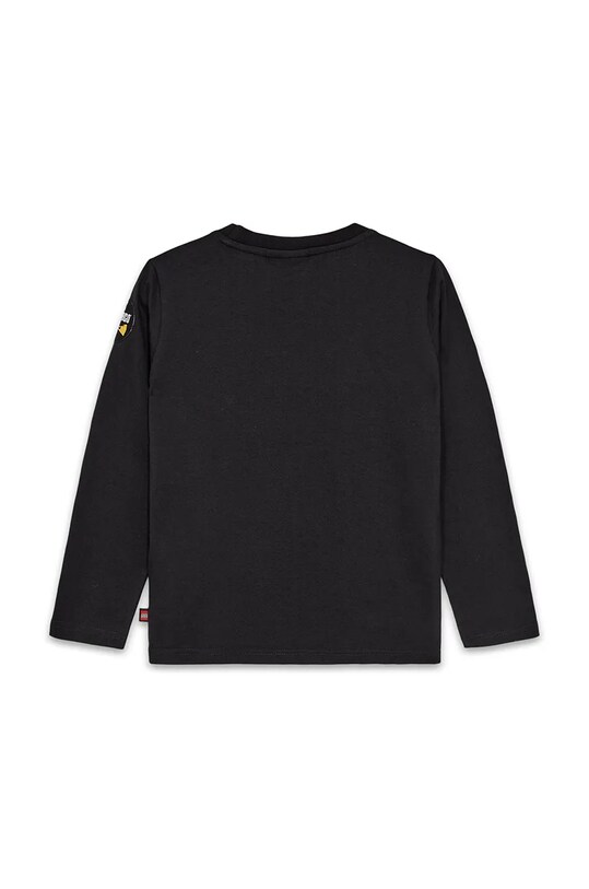 Lego longsleeve bawełniany dziecięcy LWTANO 614 12011275 czarny AW24