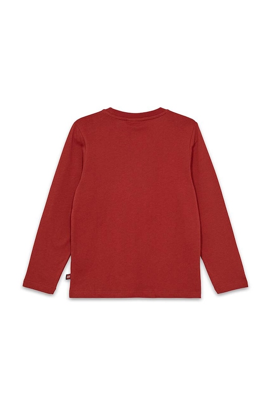Detské tričko s dlhým rukávom Lego LWTANO 708 12011291 burgundské AW24