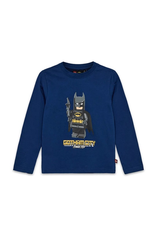 Lego longsleeve din bumbac pentru copii LWTANO 605 print bleumarin 12011325