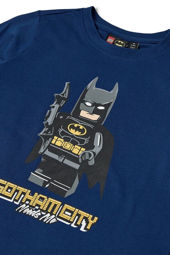 Băieți Lego longsleeve din bumbac pentru copii LWTANO 605 12011325 bleumarin