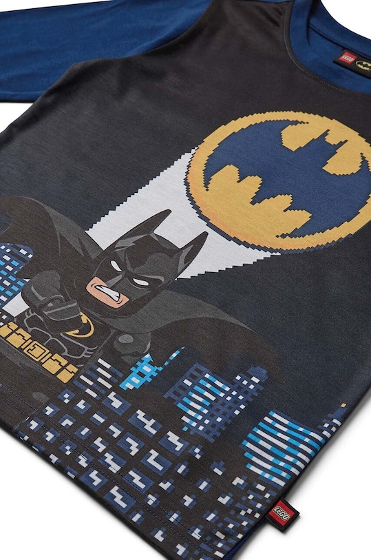 Băieți Lego longsleeve din bumbac pentru copii LWTANO 629 12011327 bleumarin