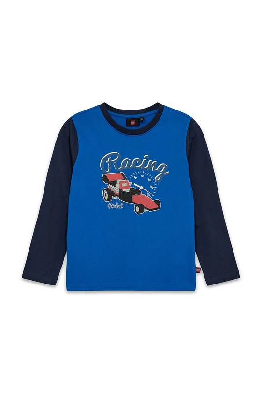 Lego longsleeve din bumbac pentru copii LWTANO 710 print bleumarin 12011354