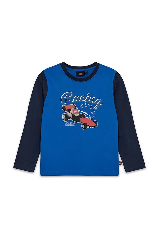 Lego longsleeve din bumbac pentru copii LWTANO 710 print bleumarin 12011354