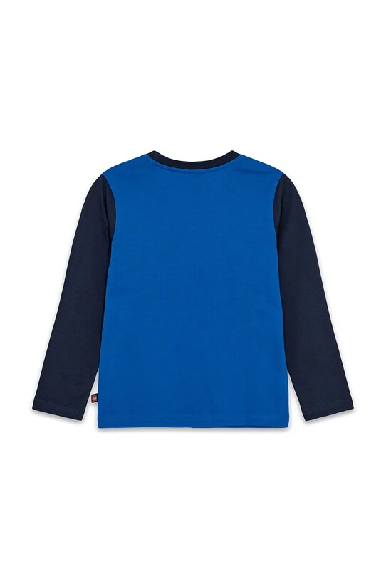 Lego longsleeve din bumbac pentru copii LWTANO 710 12011354 bleumarin AW24