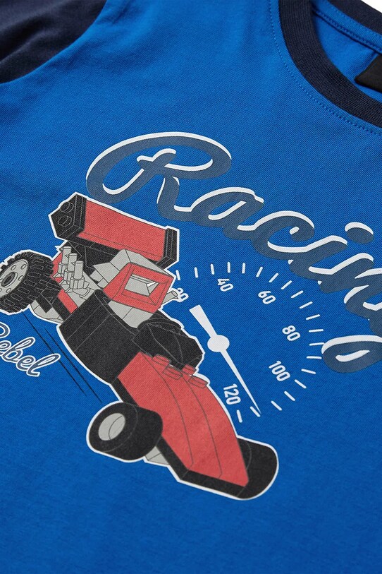 Băieți Lego longsleeve din bumbac pentru copii LWTANO 710 12011354 bleumarin