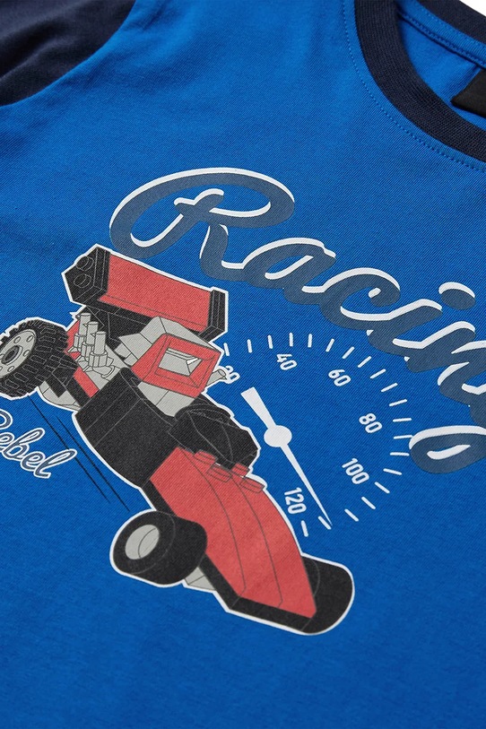 Băieți Lego longsleeve din bumbac pentru copii LWTANO 710 12011354 bleumarin