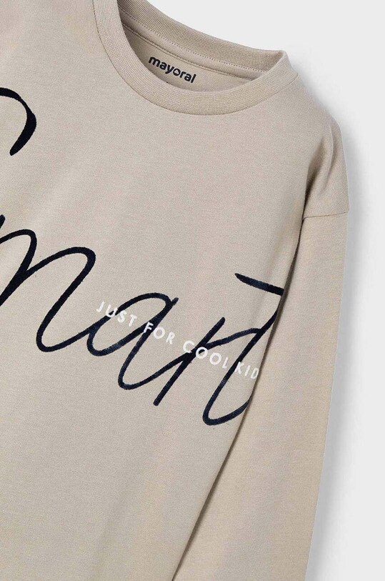 Mayoral longsleeve in cotone bambino/a 4039.5A.Mini.9BYH beige AW24