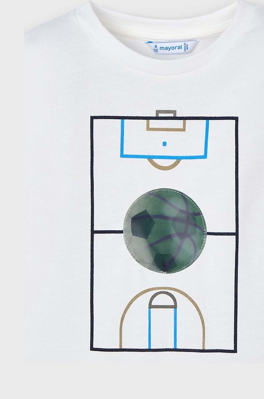 Chłopiec Mayoral longsleeve bawełniany dziecięcy 4044.5C.Mini.9BYH beżowy