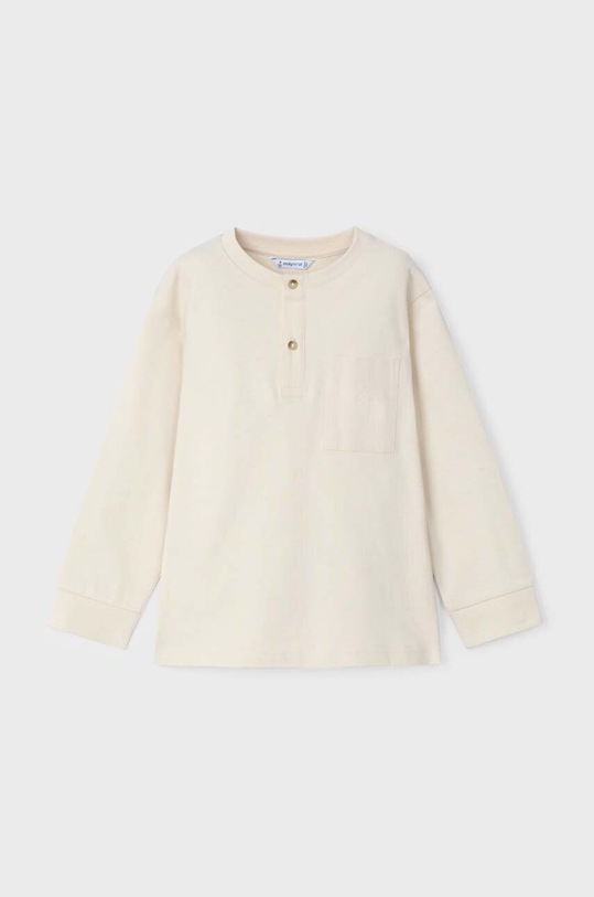 Mayoral longsleeve dziecięcy z elastanem beżowy 4047.5D.Mini.9BYH