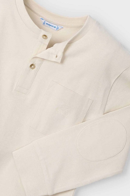 Mayoral longsleeve dziecięcy 4047.5D.Mini.9BYH beżowy AW24