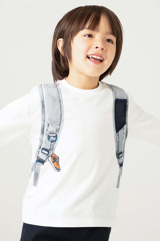 Mayoral longsleeve dziecięcy beżowy 4049.5E.Mini.9BYH