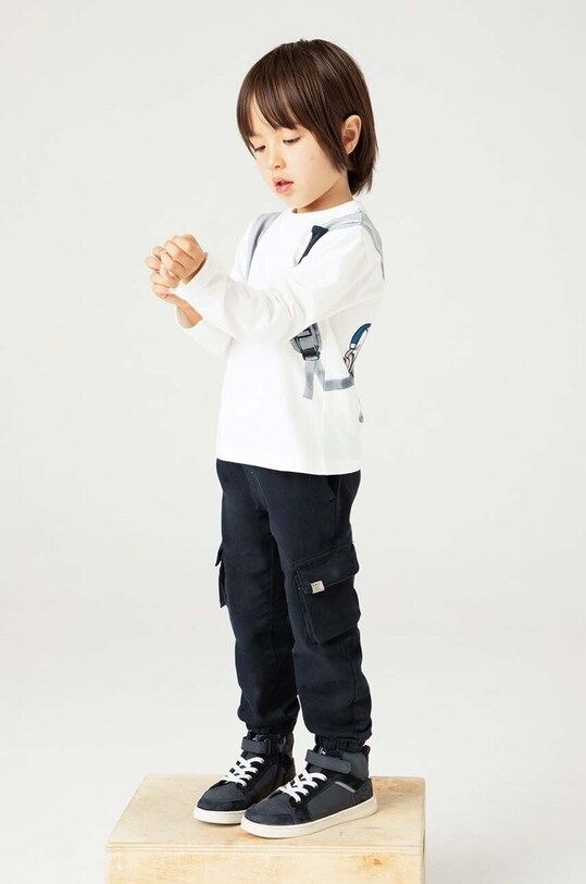 Mayoral longsleeve dziecięcy 4049.5E.Mini.9BYH beżowy