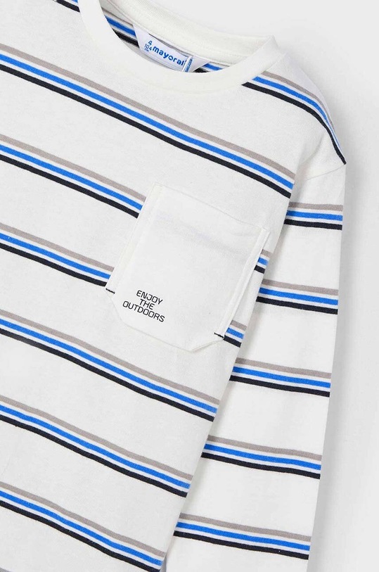 Băieți Mayoral longsleeve din bumbac pentru copii 2-pack 4053.5F.Mini.9BYH bleumarin